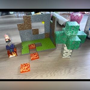 Minecraft Exclusive Witch on Fire Toy Set